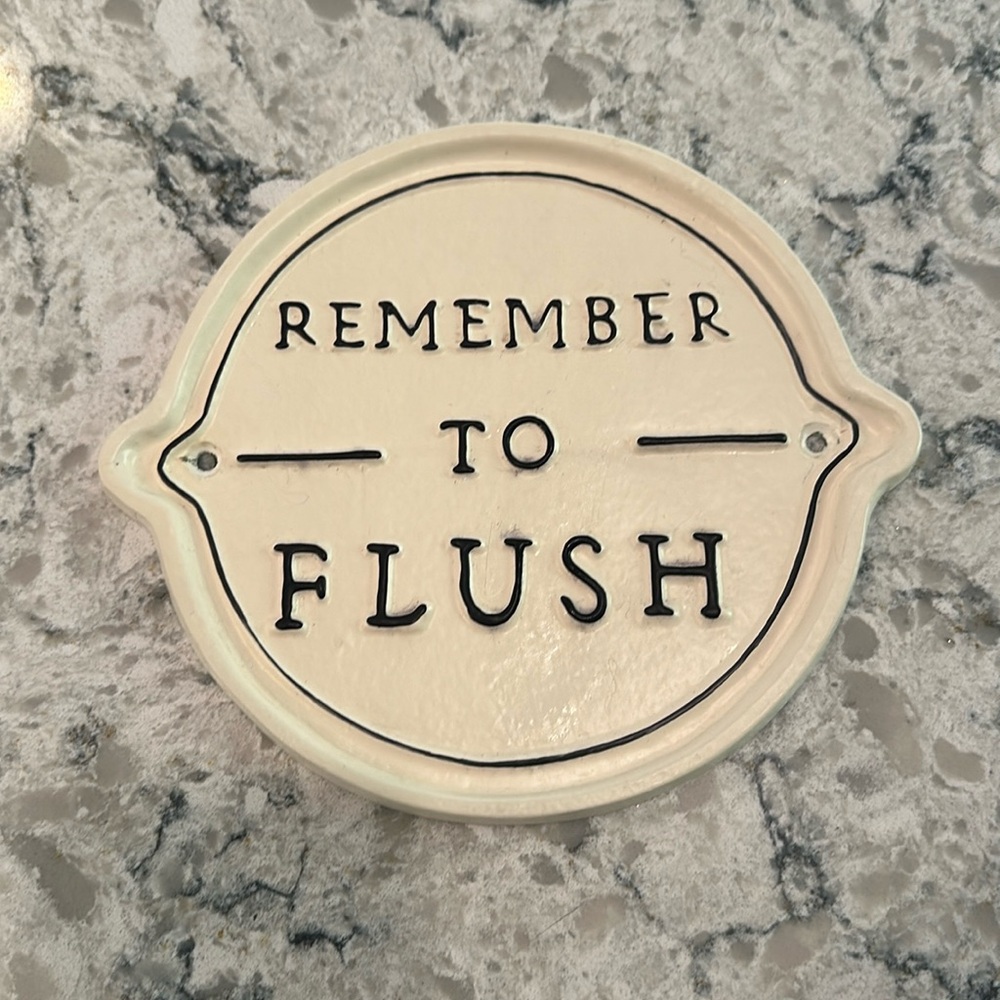 Bathroom sign